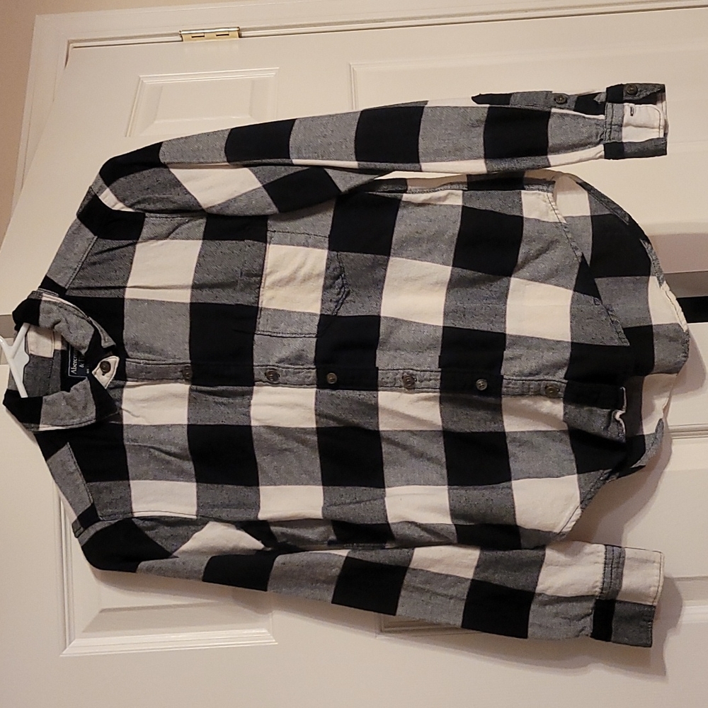 A&F plaid shirt